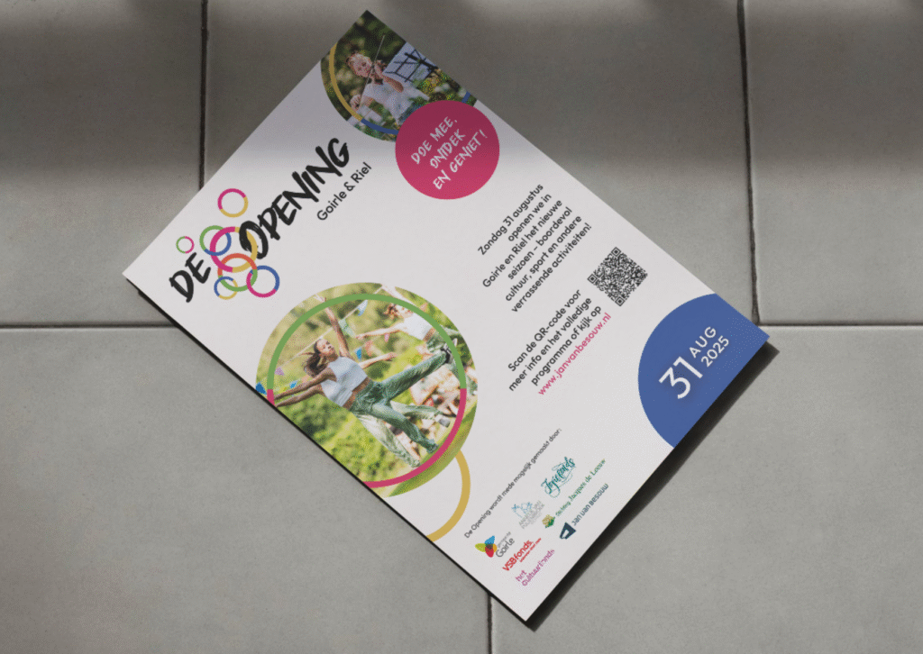 Poster De Opening Gorle en Riel